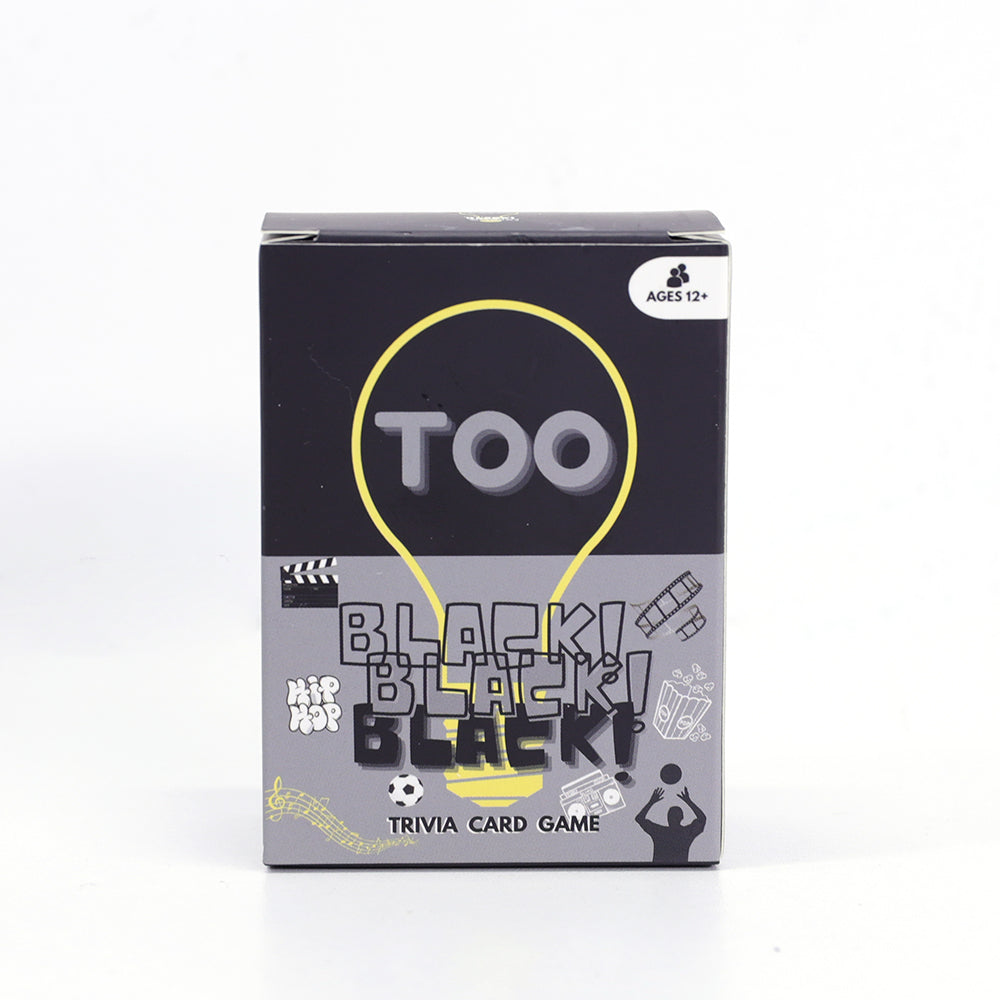 Too Black Trivia Card Game